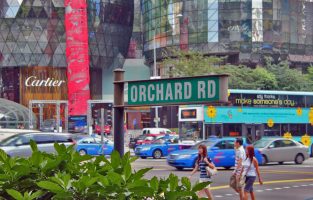 Orchard road Singapore shopping centers